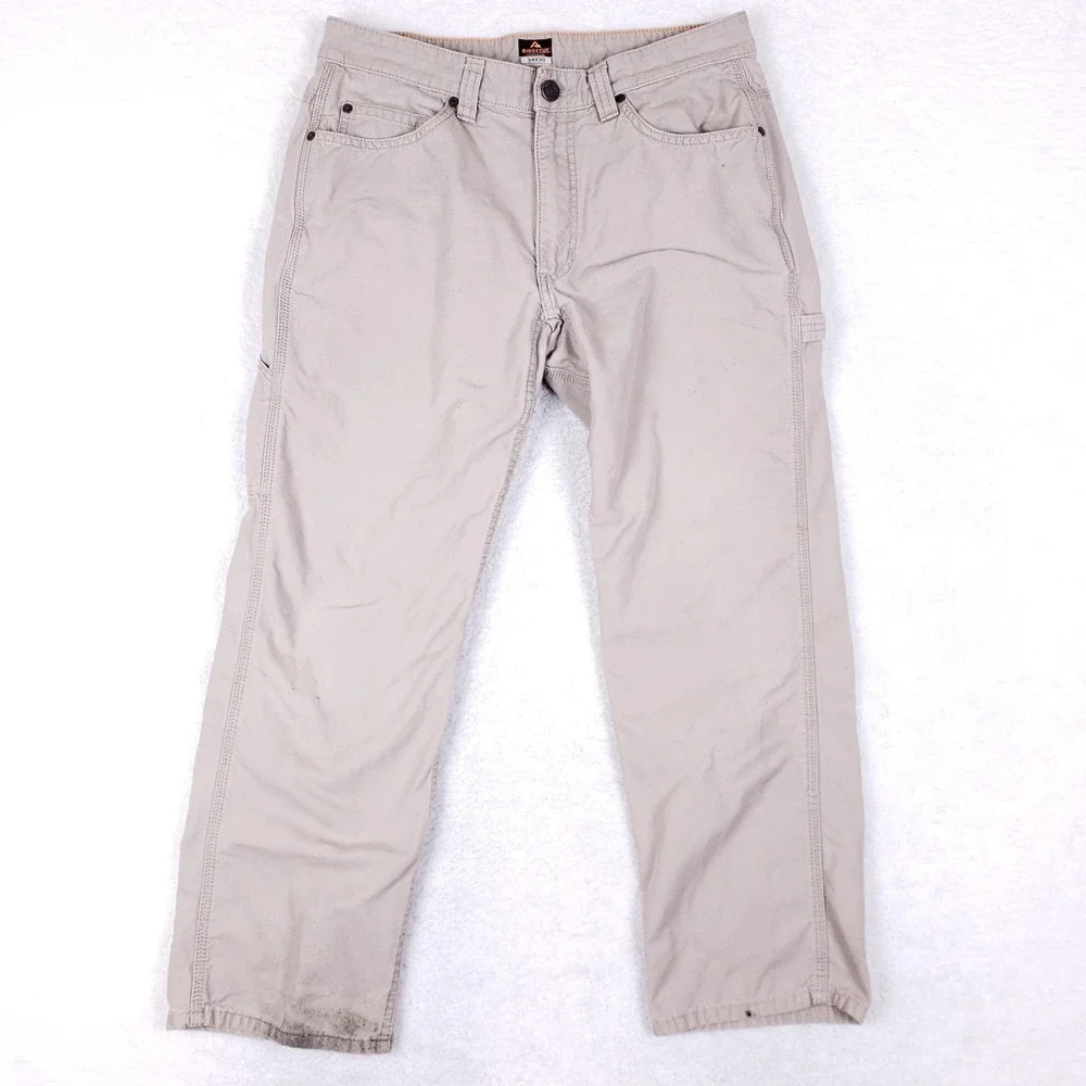 Ridgecut Toughwear Utility Carpenter Pants 34x30‎ Khaki